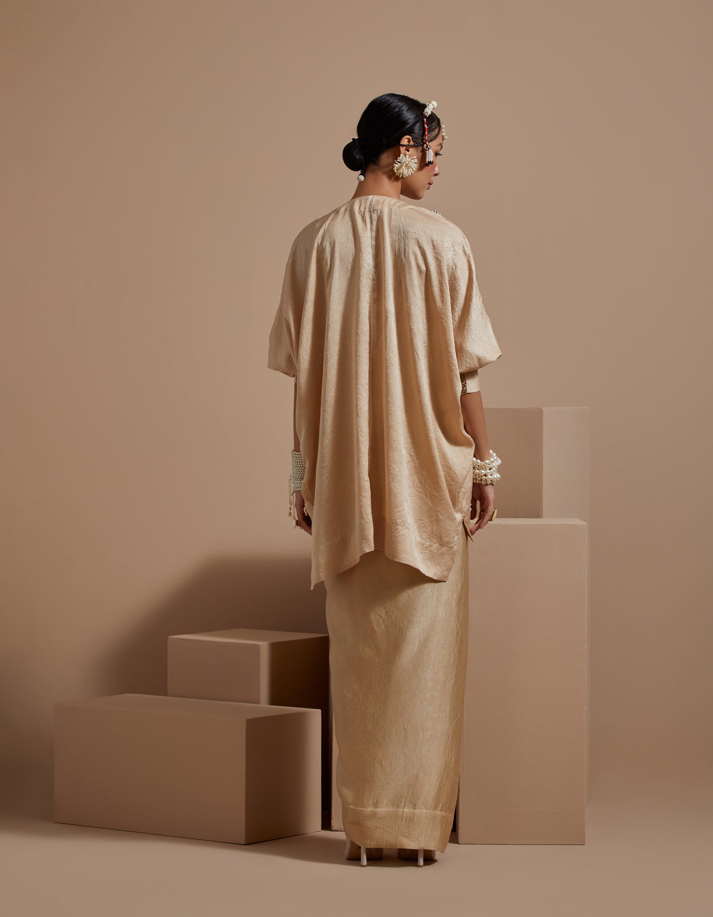 KURU TRAPEZE KURTA SET