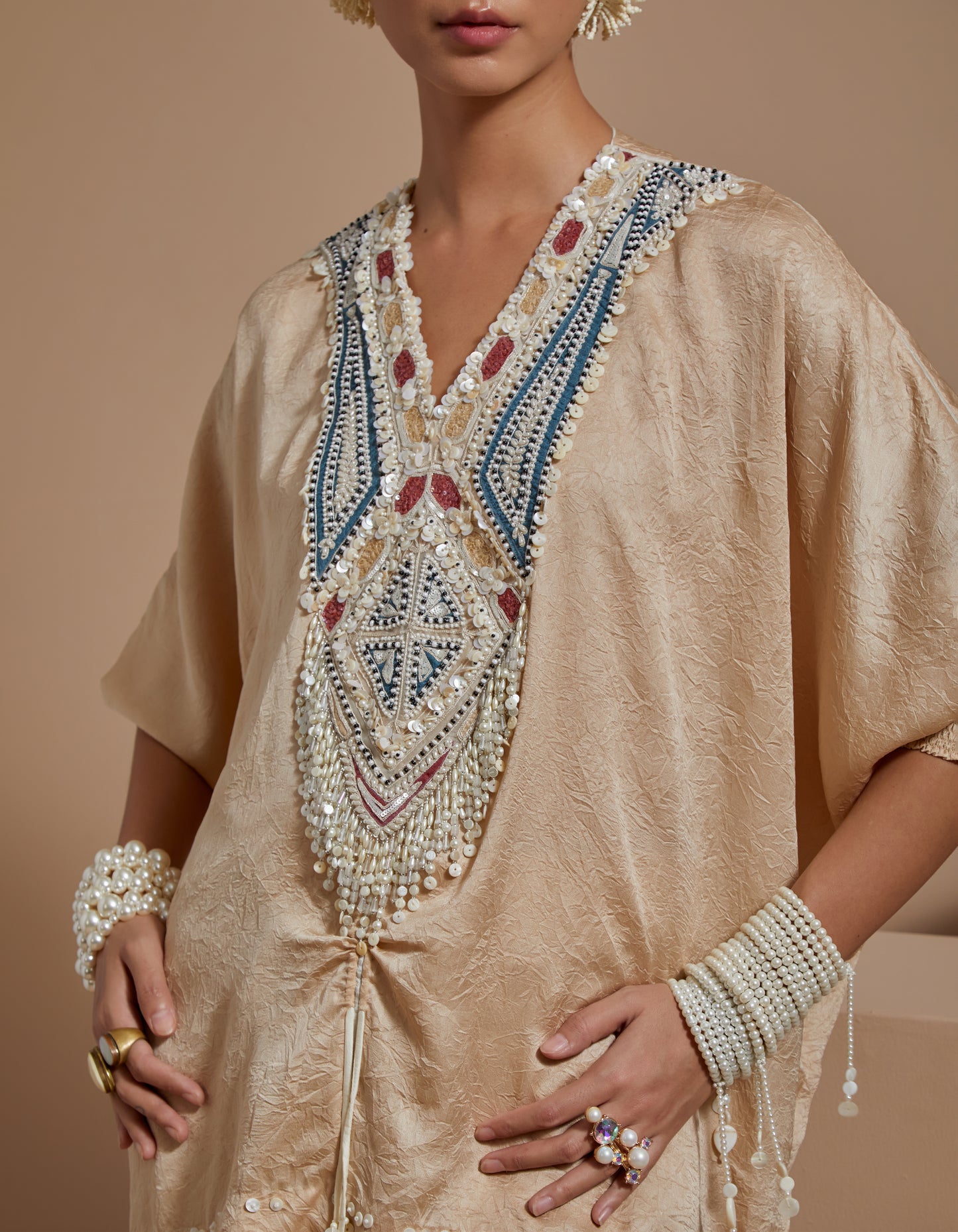 KURU TRAPEZE KURTA SET