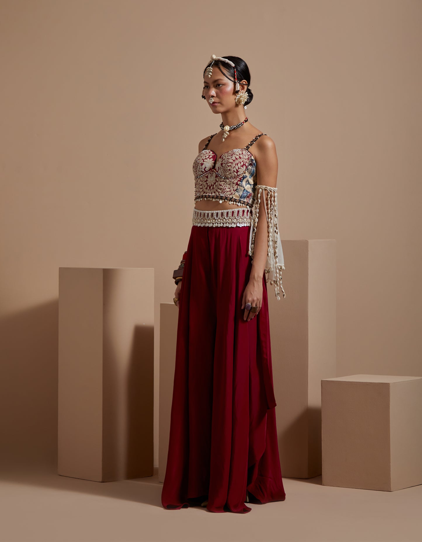 CHANDRA CORSET BLOUSE SET