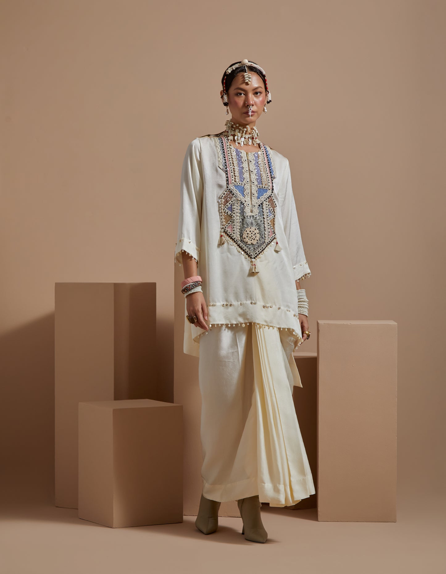 MITRA SHORT KURTA SET
