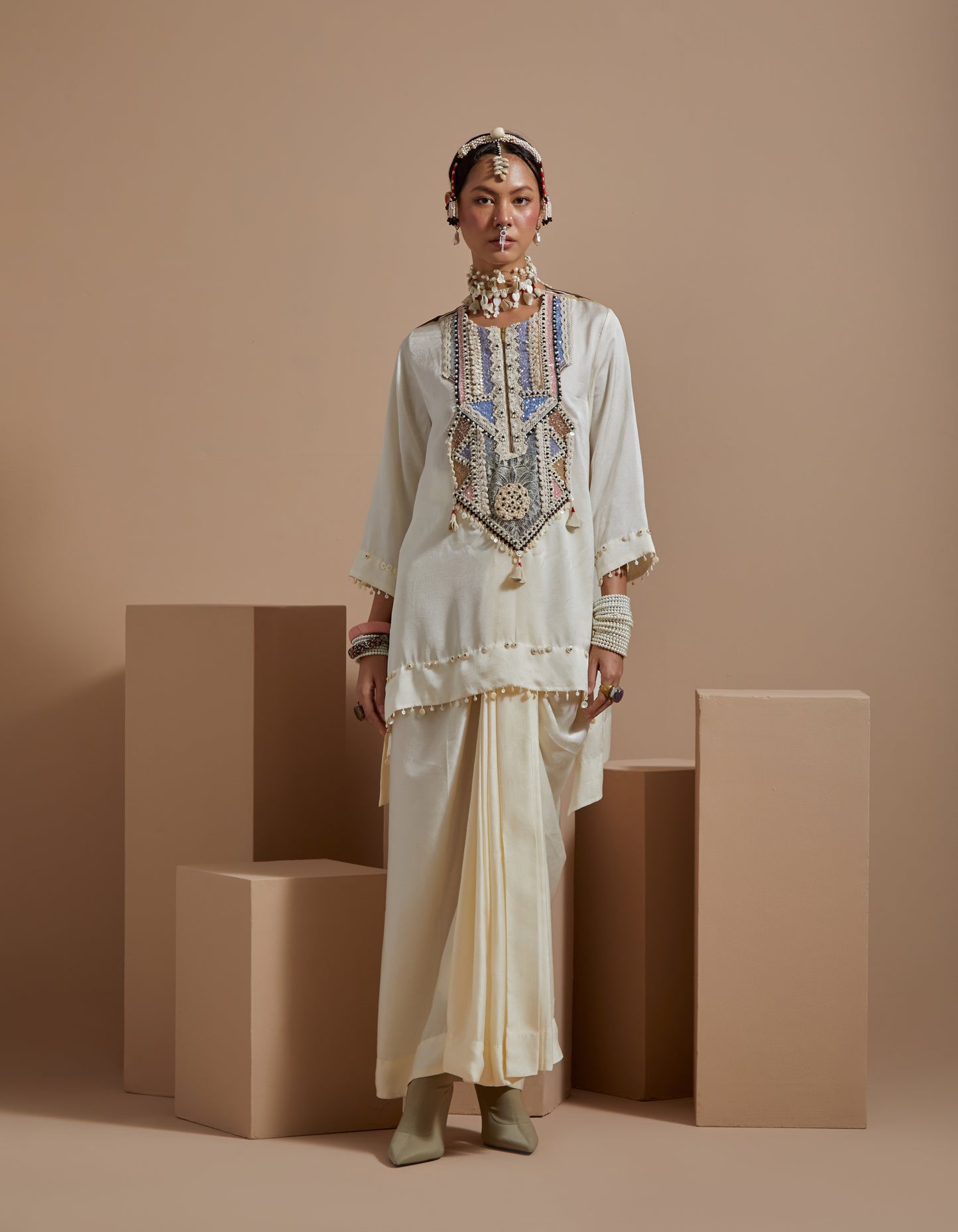 MITRA SHORT KURTA SET