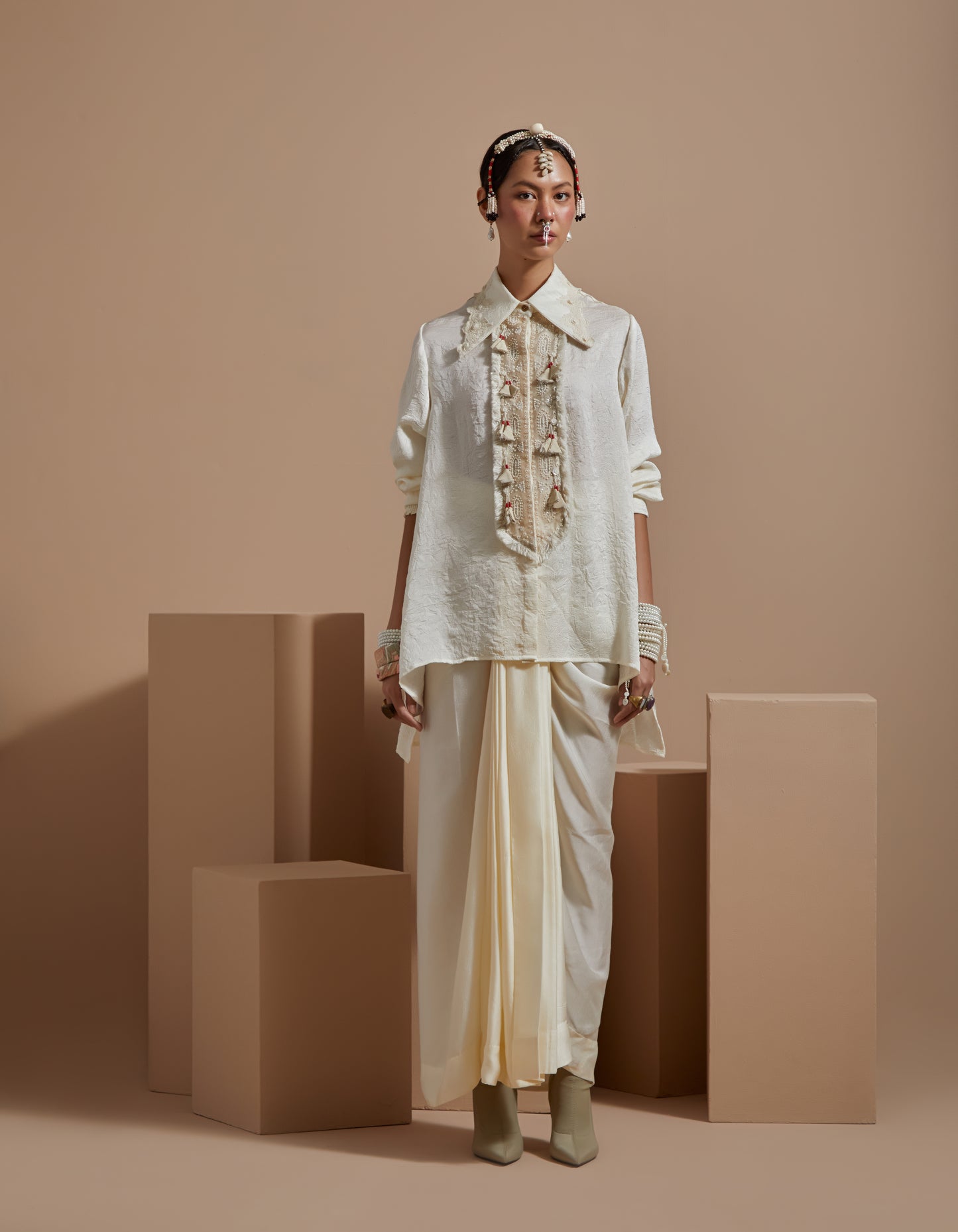 ATRI STRAIGHT SHIRT SET