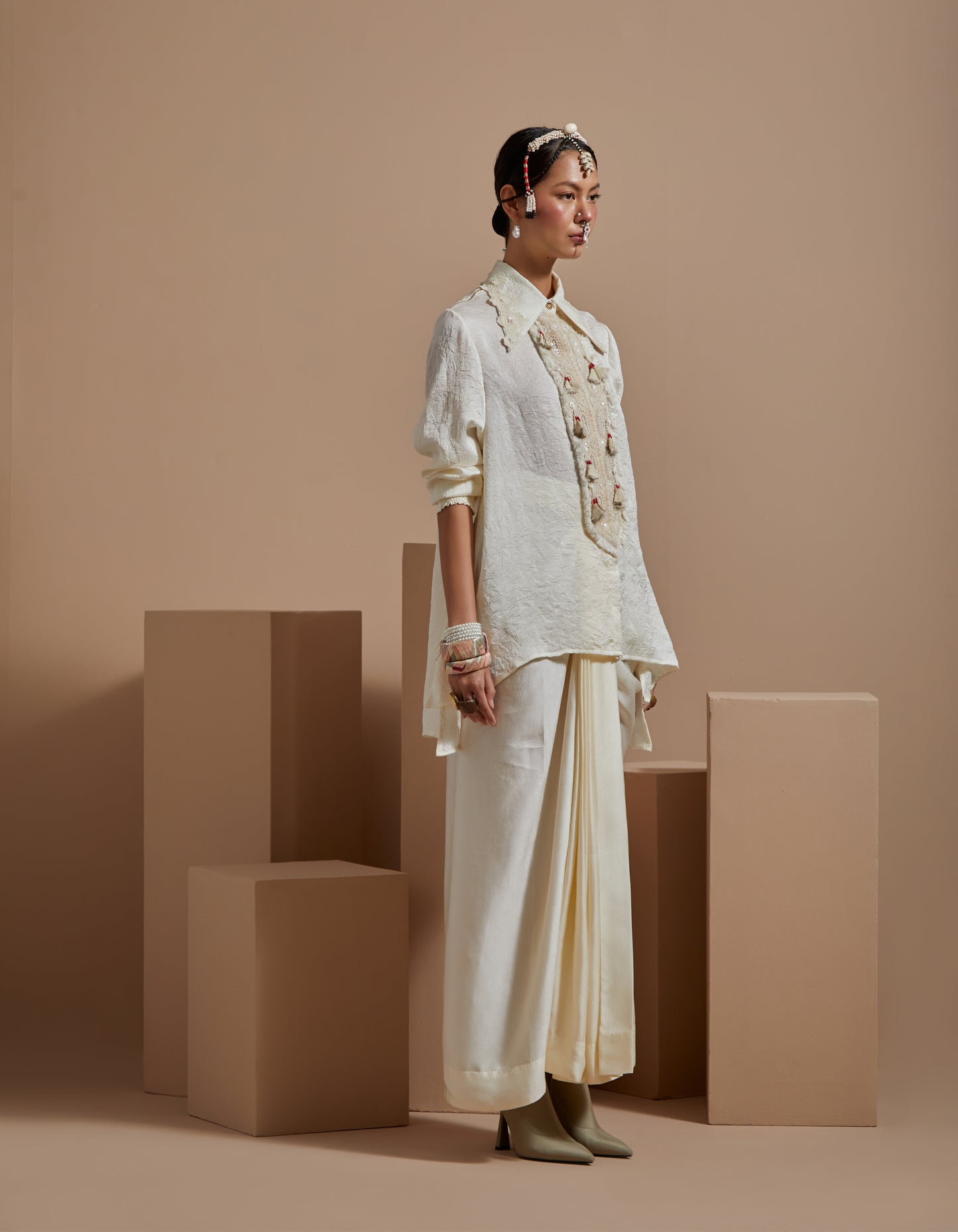 ATRI STRAIGHT SHIRT SET