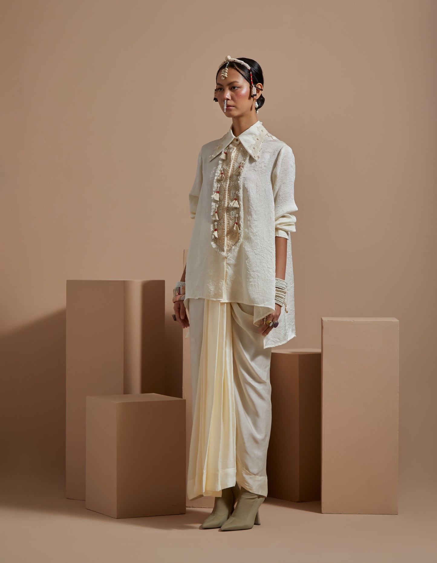 ATRI STRAIGHT SHIRT SET