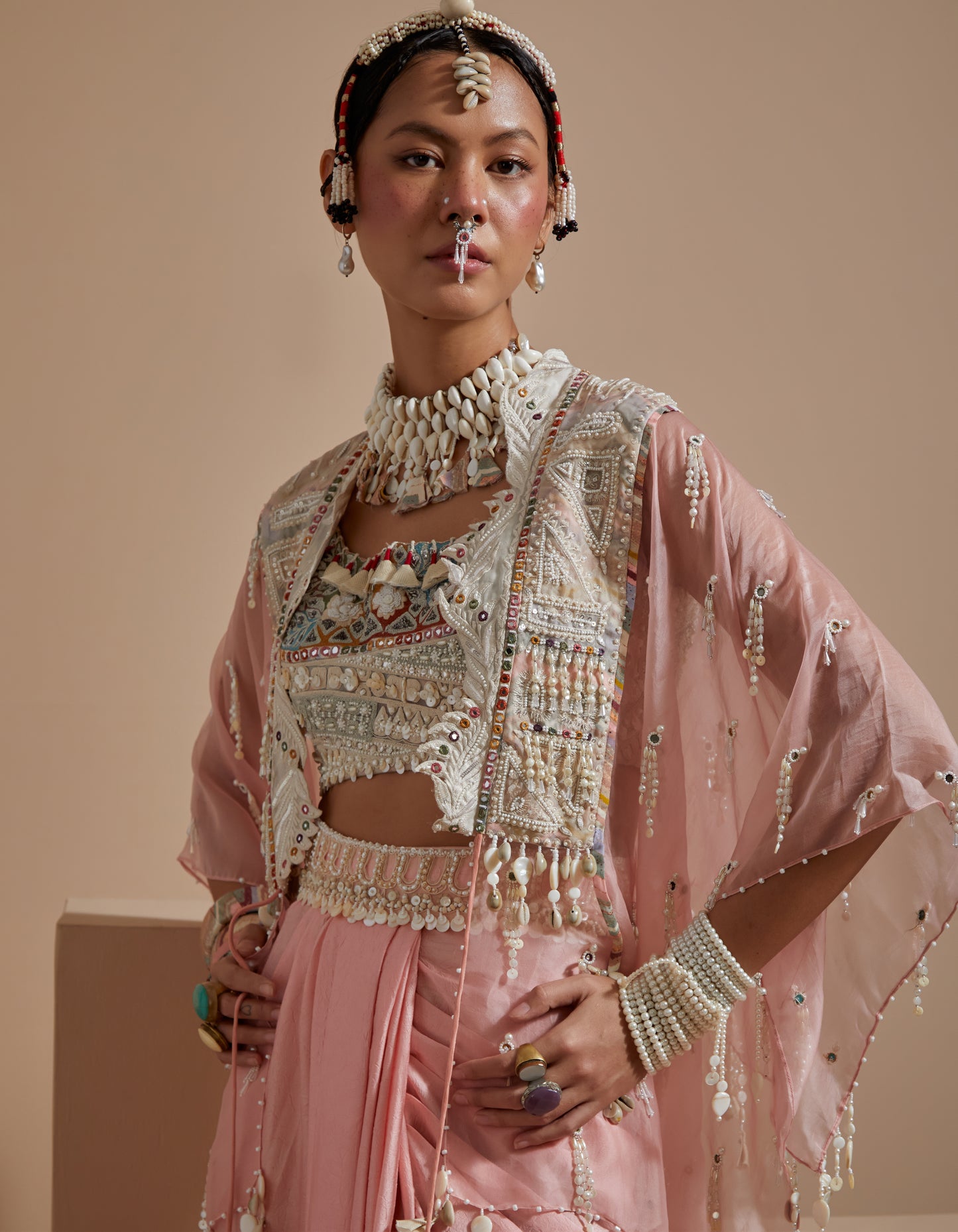 VENI DUPATTA JACKET SET