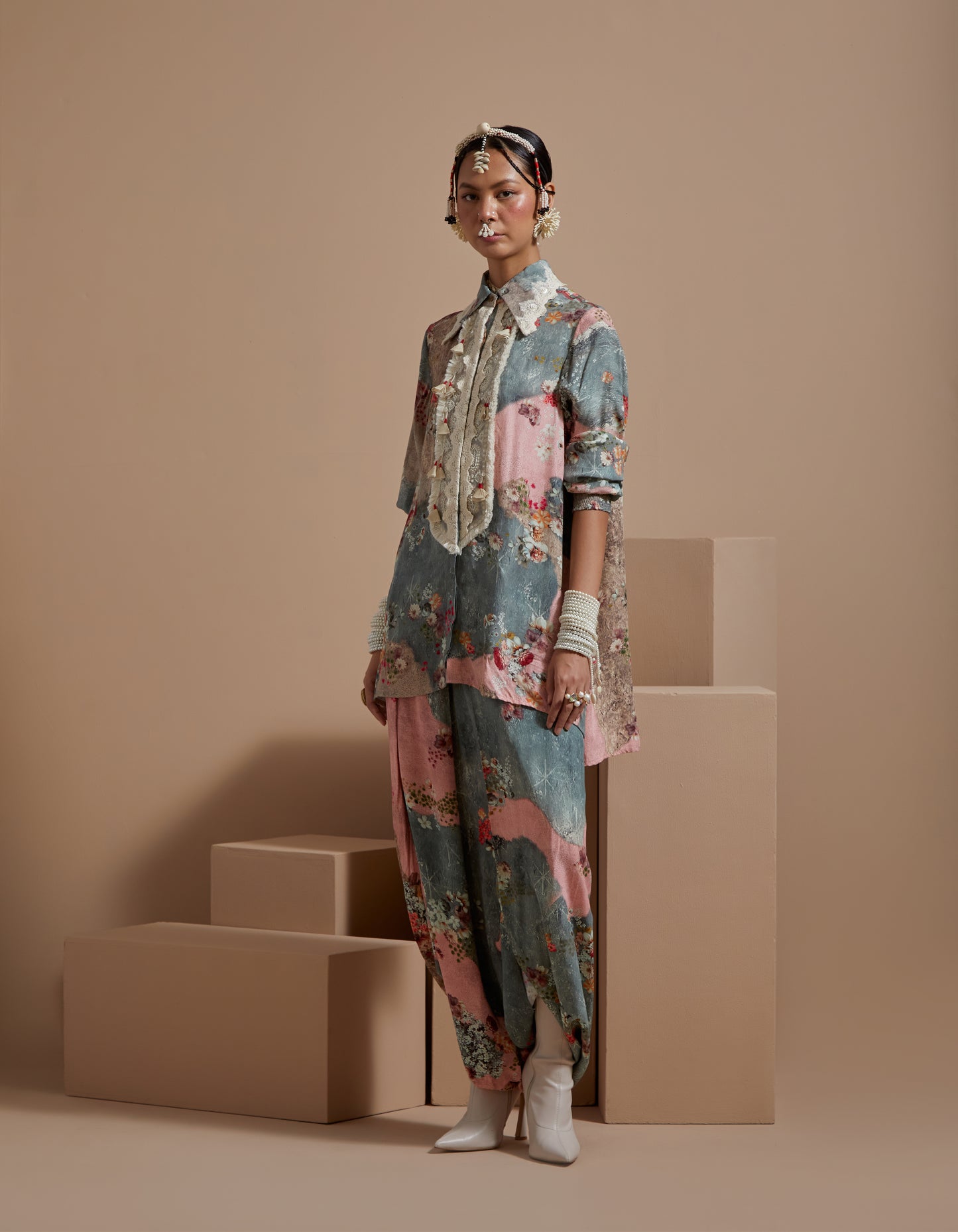 ATRI STRAIGHT SHIRT SET