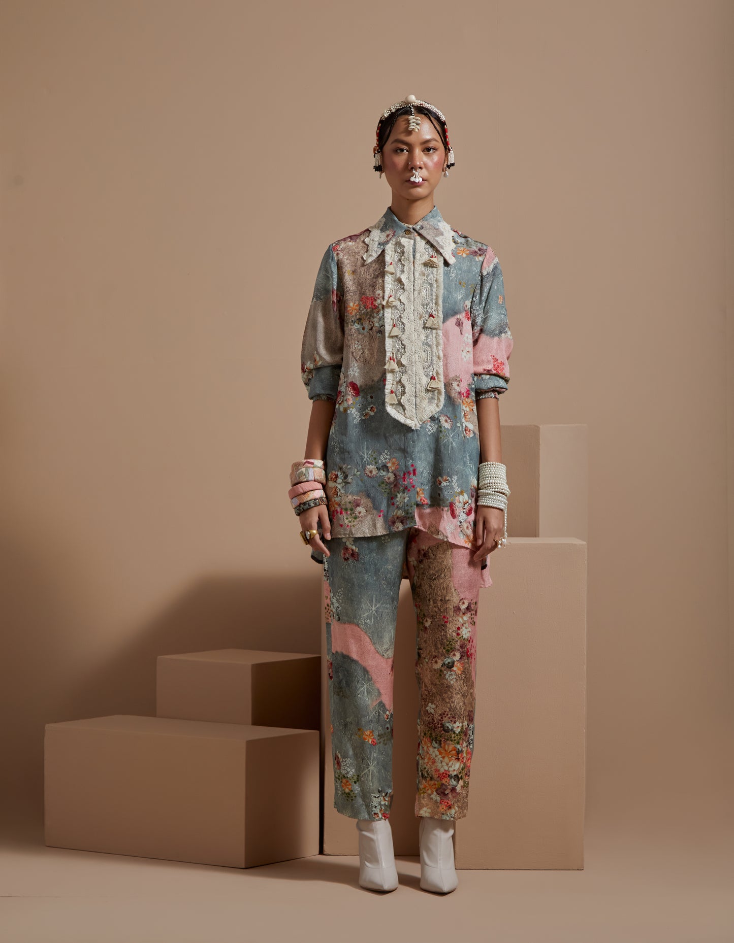 ATRI STRAIGHT SHIRT SET