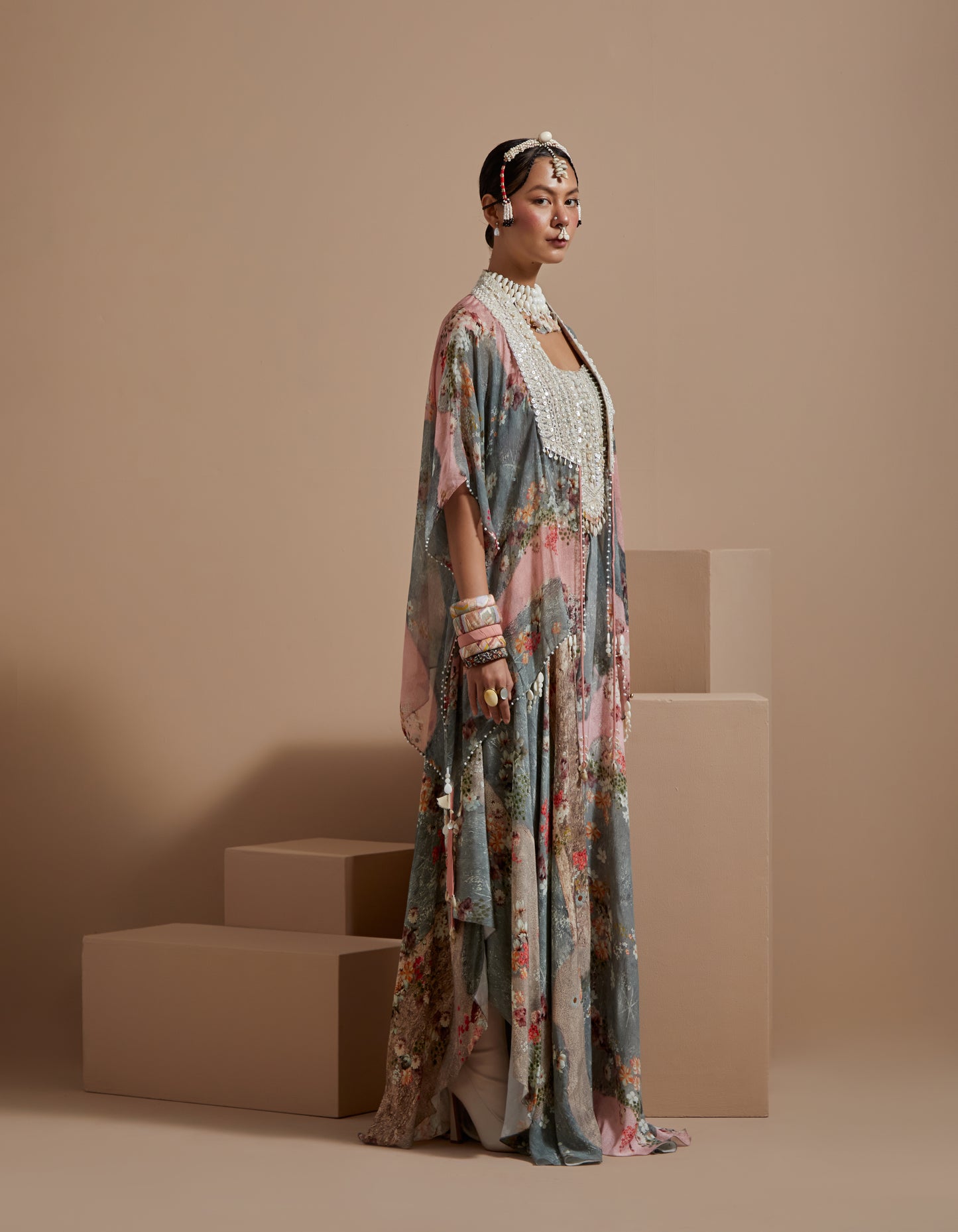 VENI DUPATTA JACKET SET