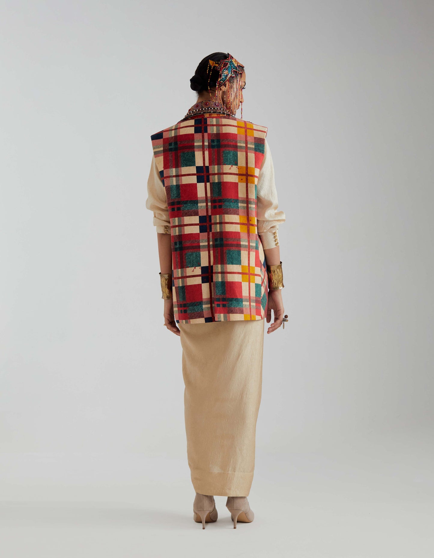 NOORI DOUBLE BREASTED VEST SET