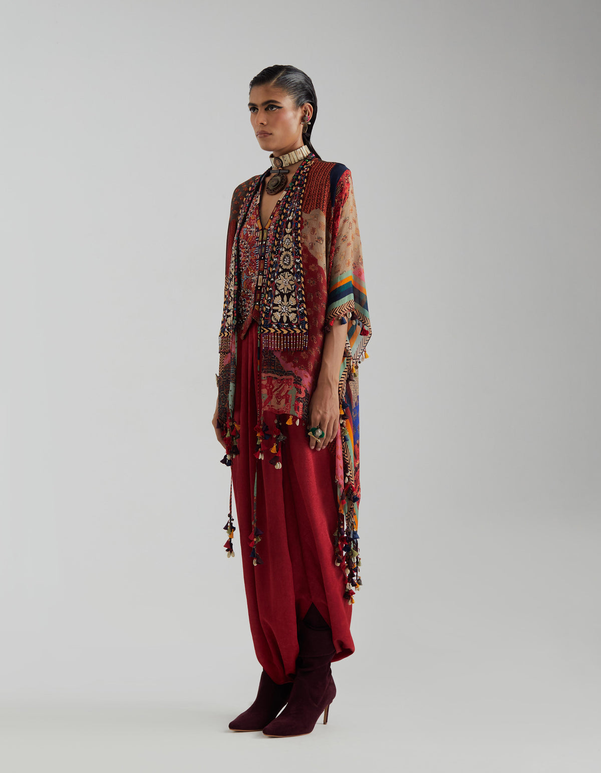 VENI DUPATTA JACKET SET