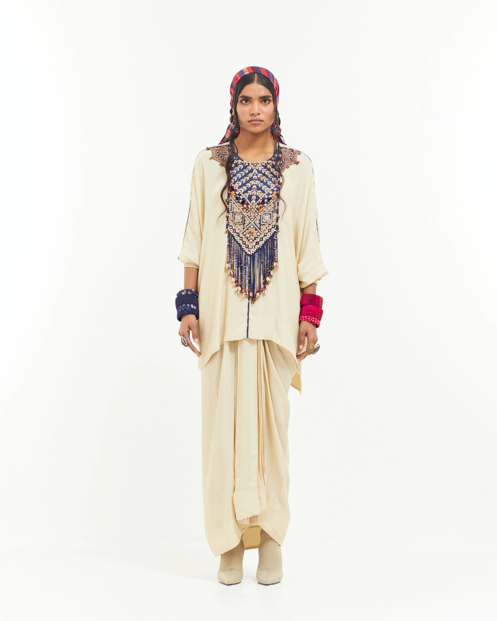 KURU TRAPEZE KURTA SET