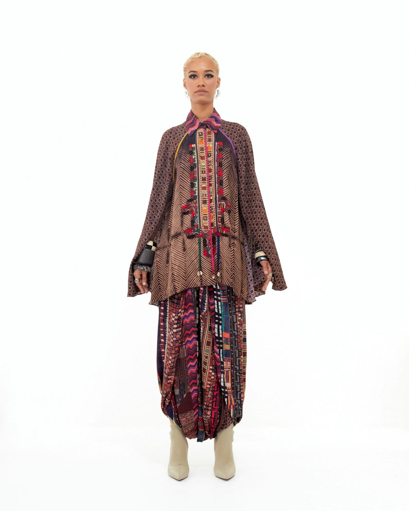 MARIYAM CAPE SHIRT