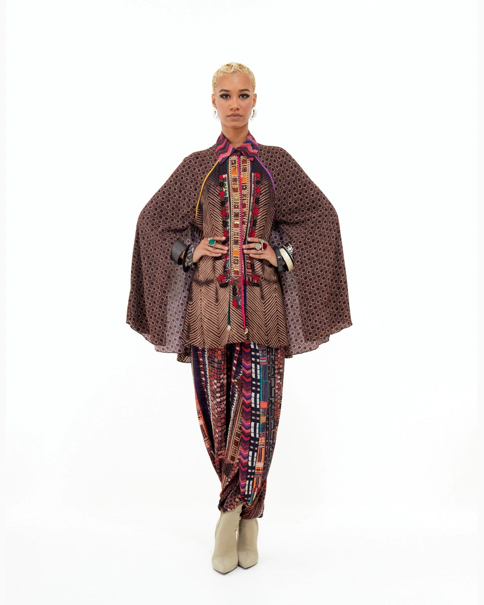 MARIYAM CAPE SHIRT SET