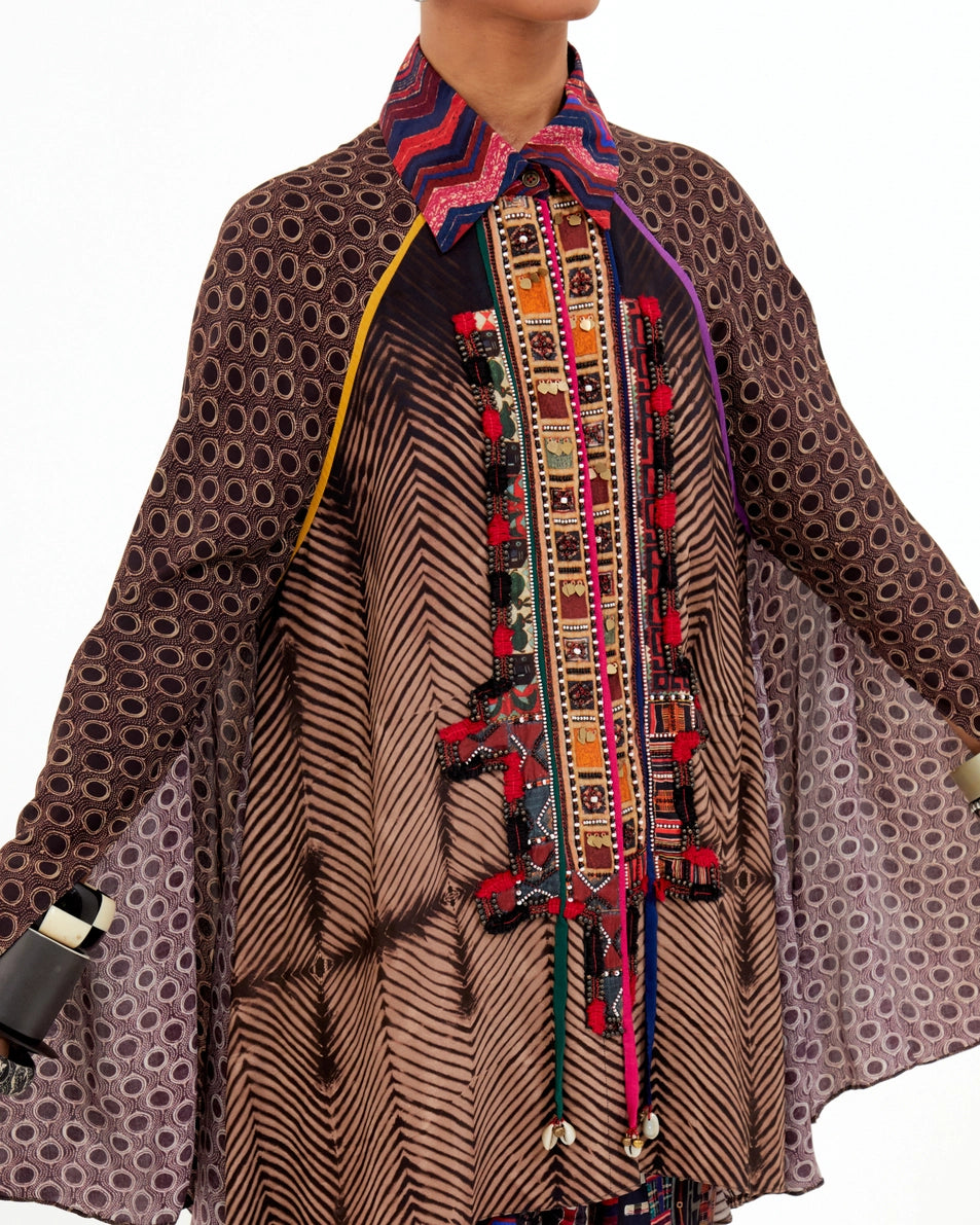 MARIYAM CAPE SHIRT