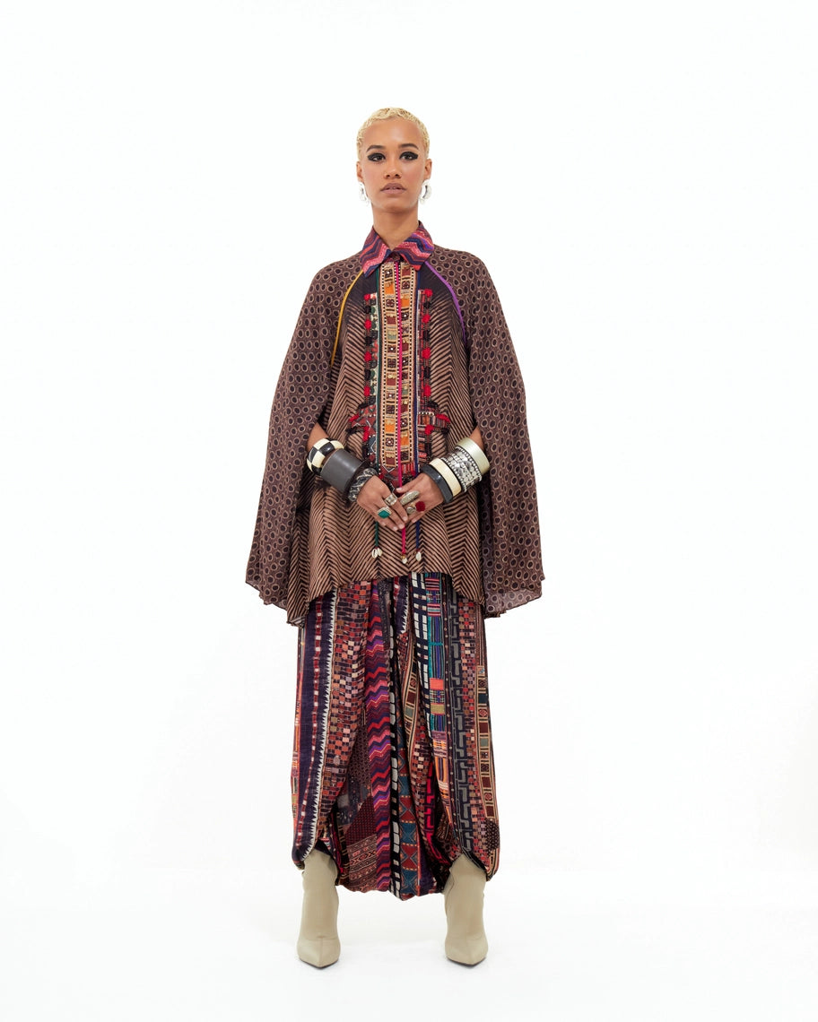 MARIYAM CAPE SHIRT SET