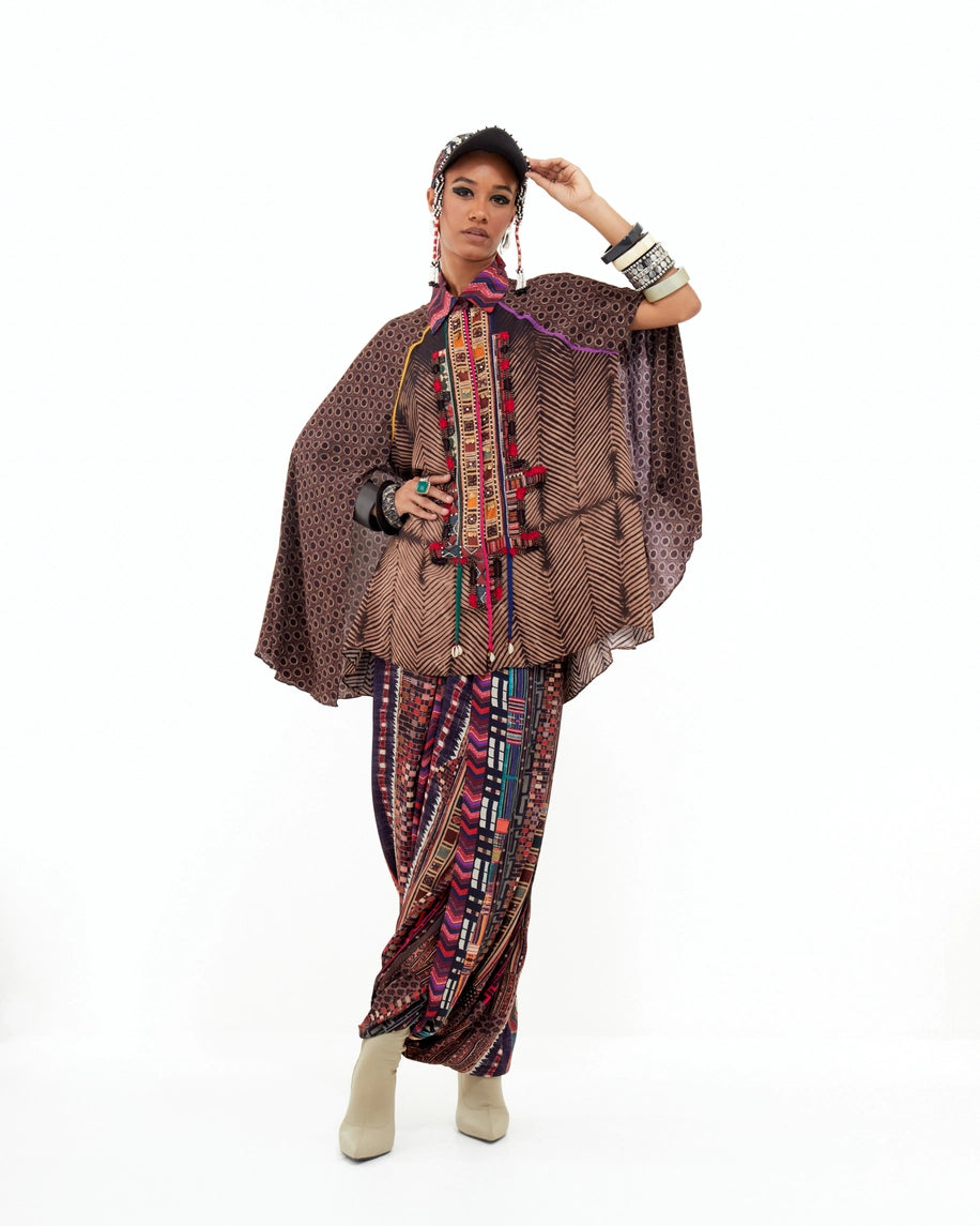 MARIYAM CAPE SHIRT SET