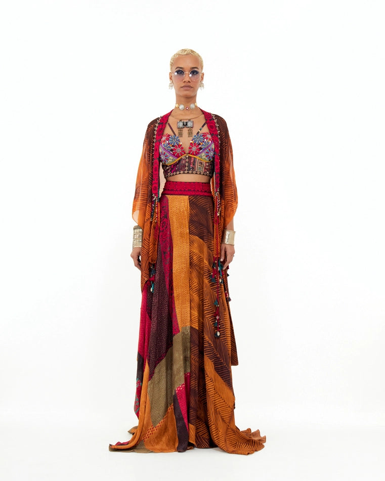 VENI DUPATTA JACKET SET