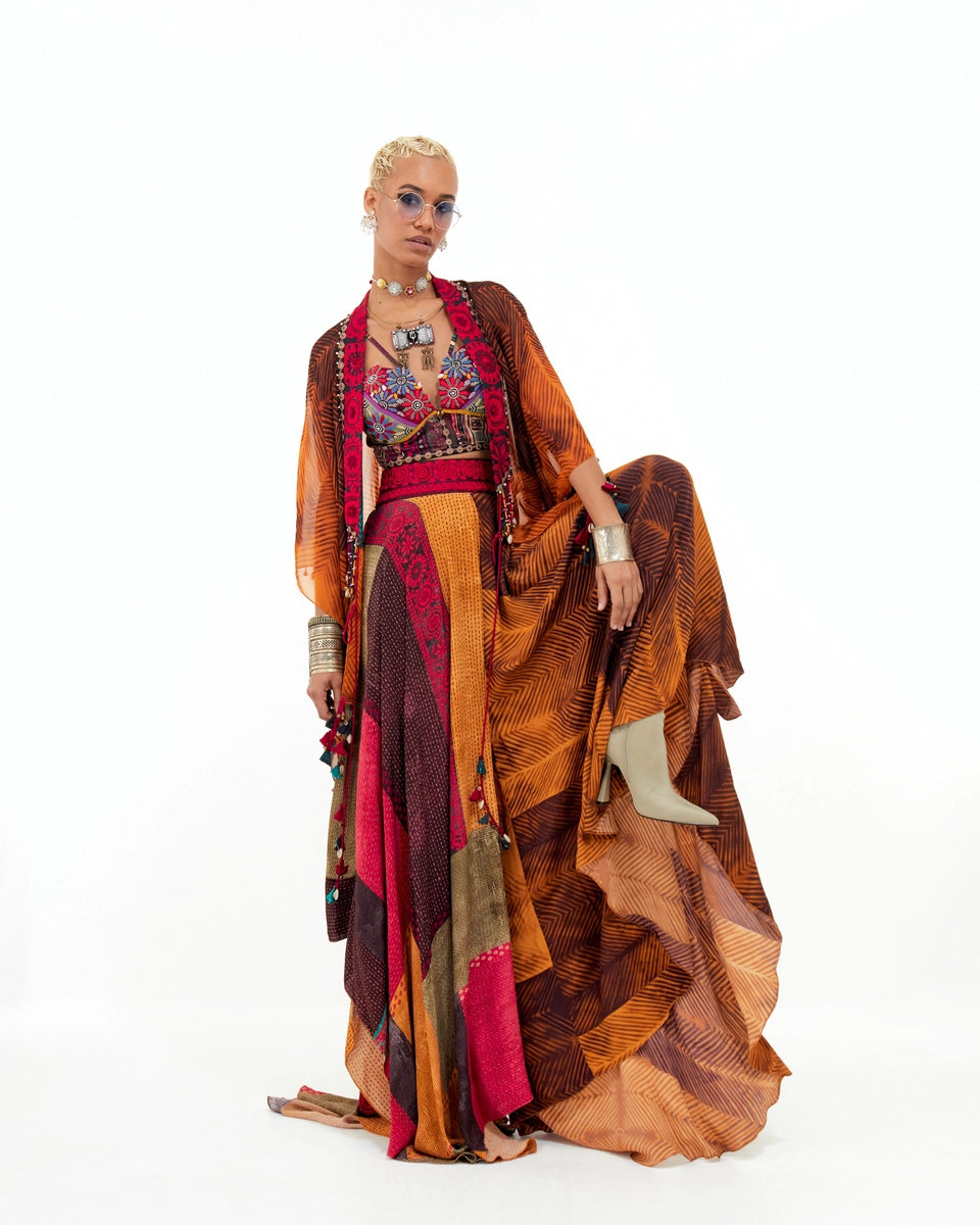 VENI DUPATTA JACKET SET