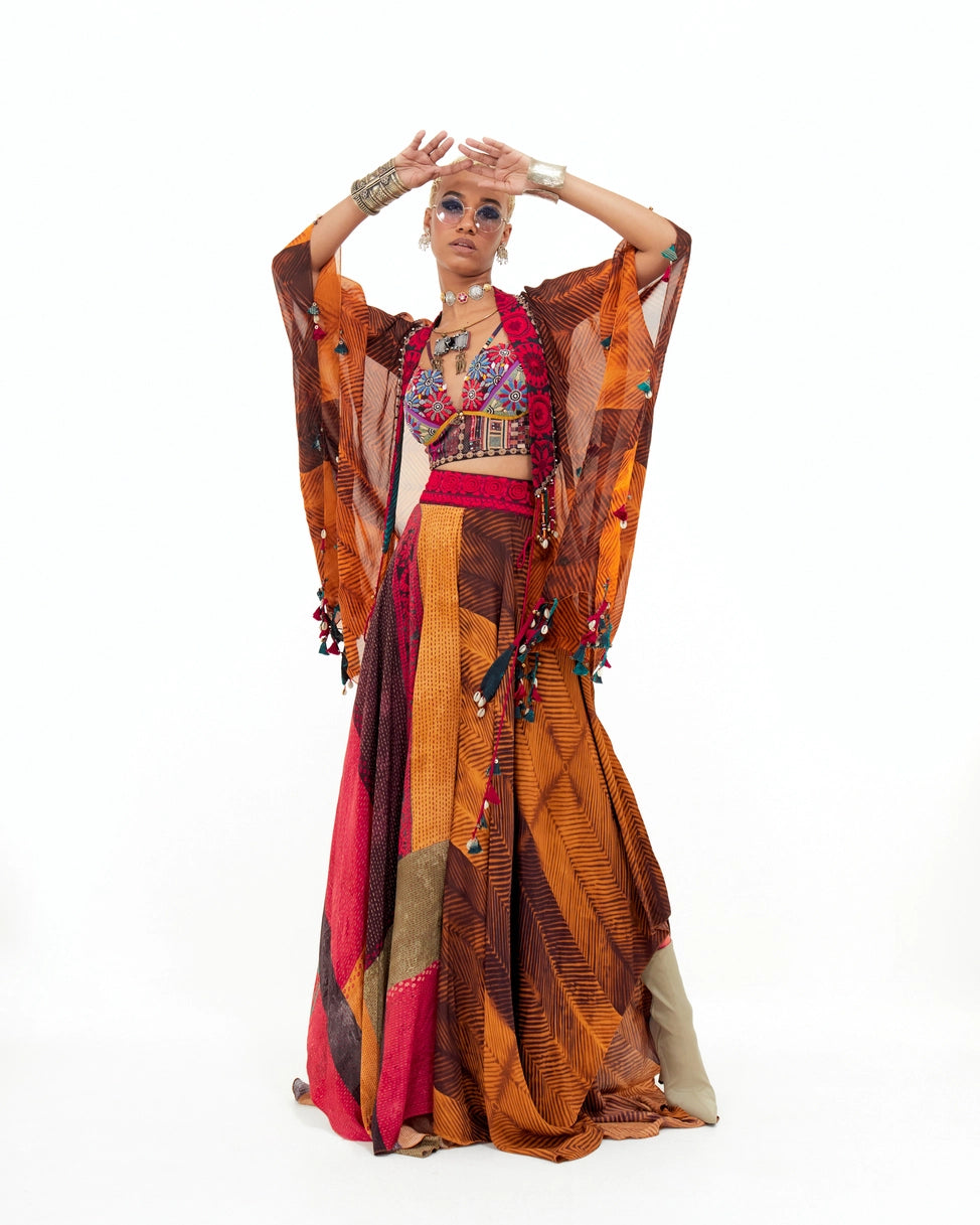 VENI DUPATTA JACKET SET