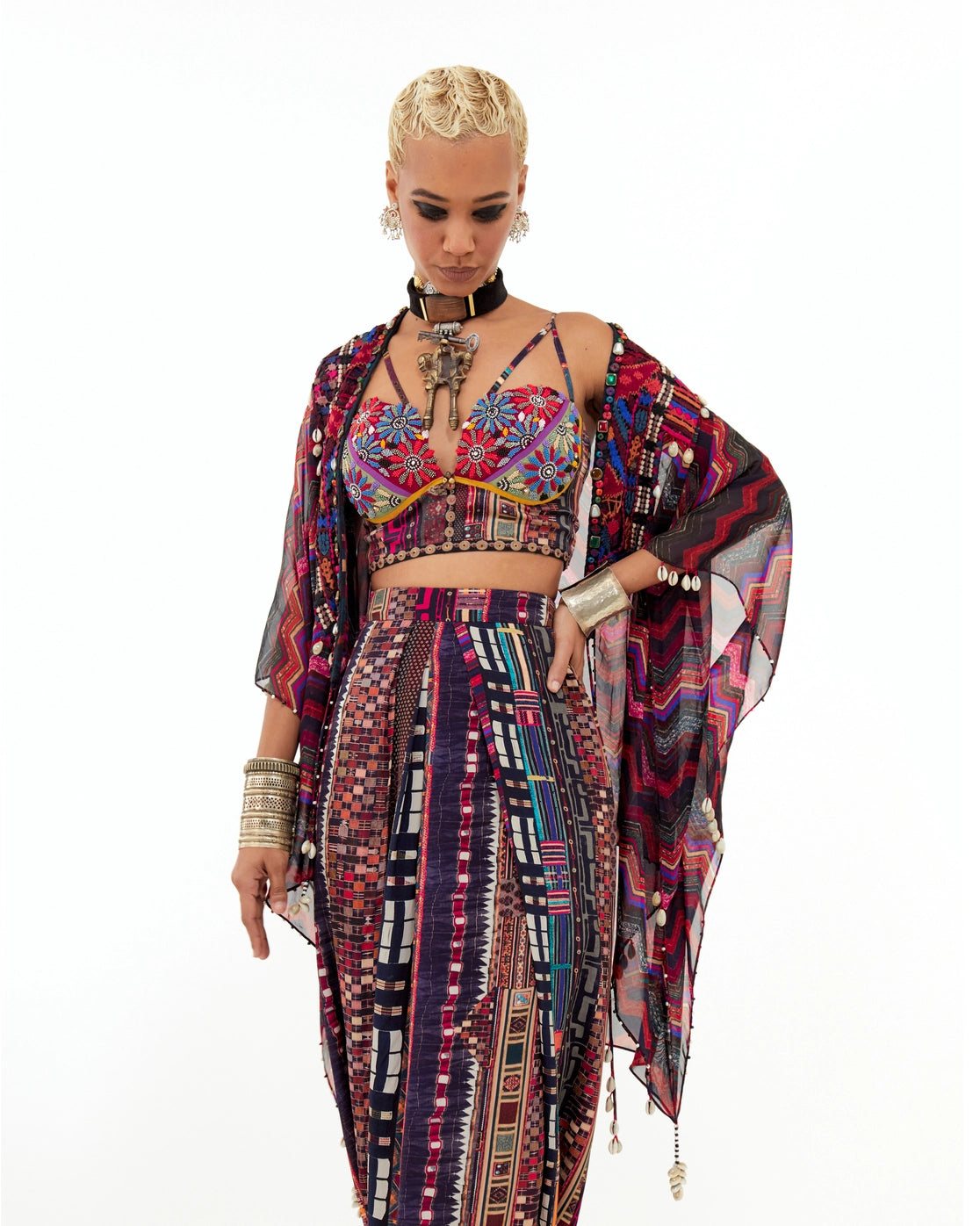 VENI DUPATTA JACKET SET