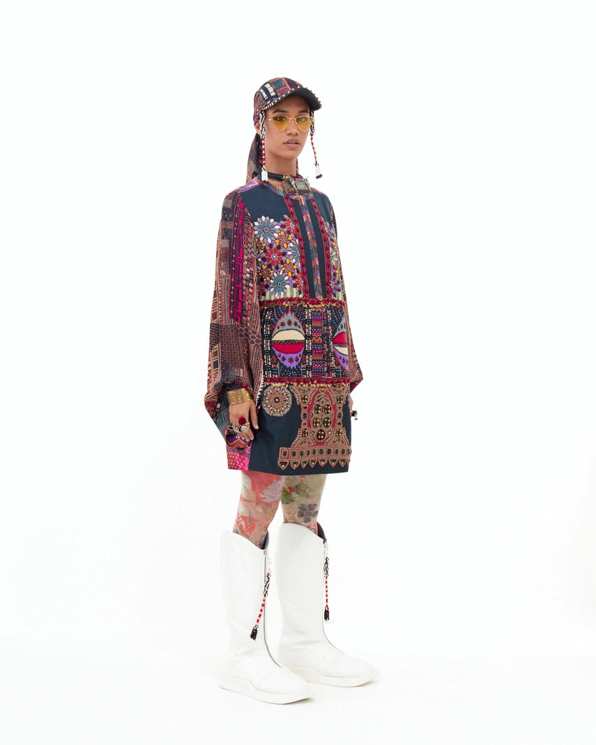 MEHRU EMBO DRESS