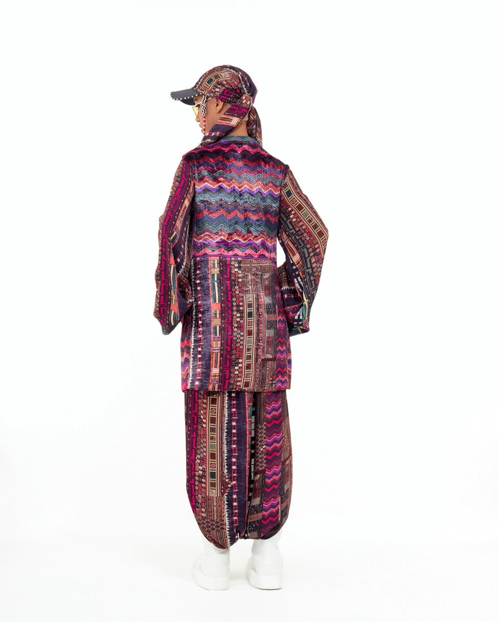 MEHRU EMBO DRESS SET