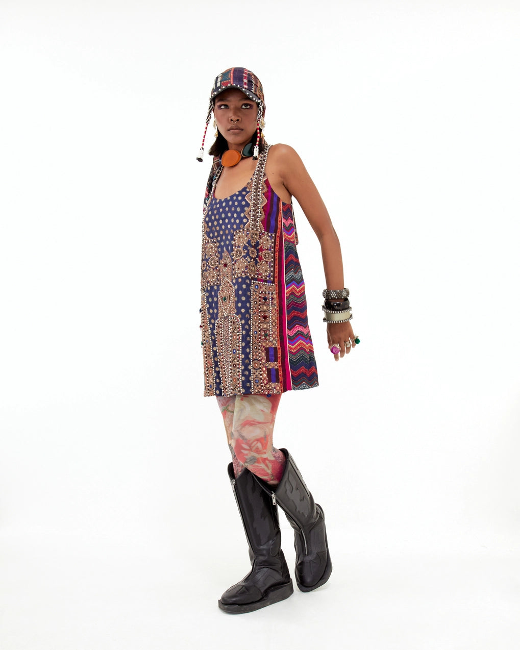 MEHRU EMBO DRESS
