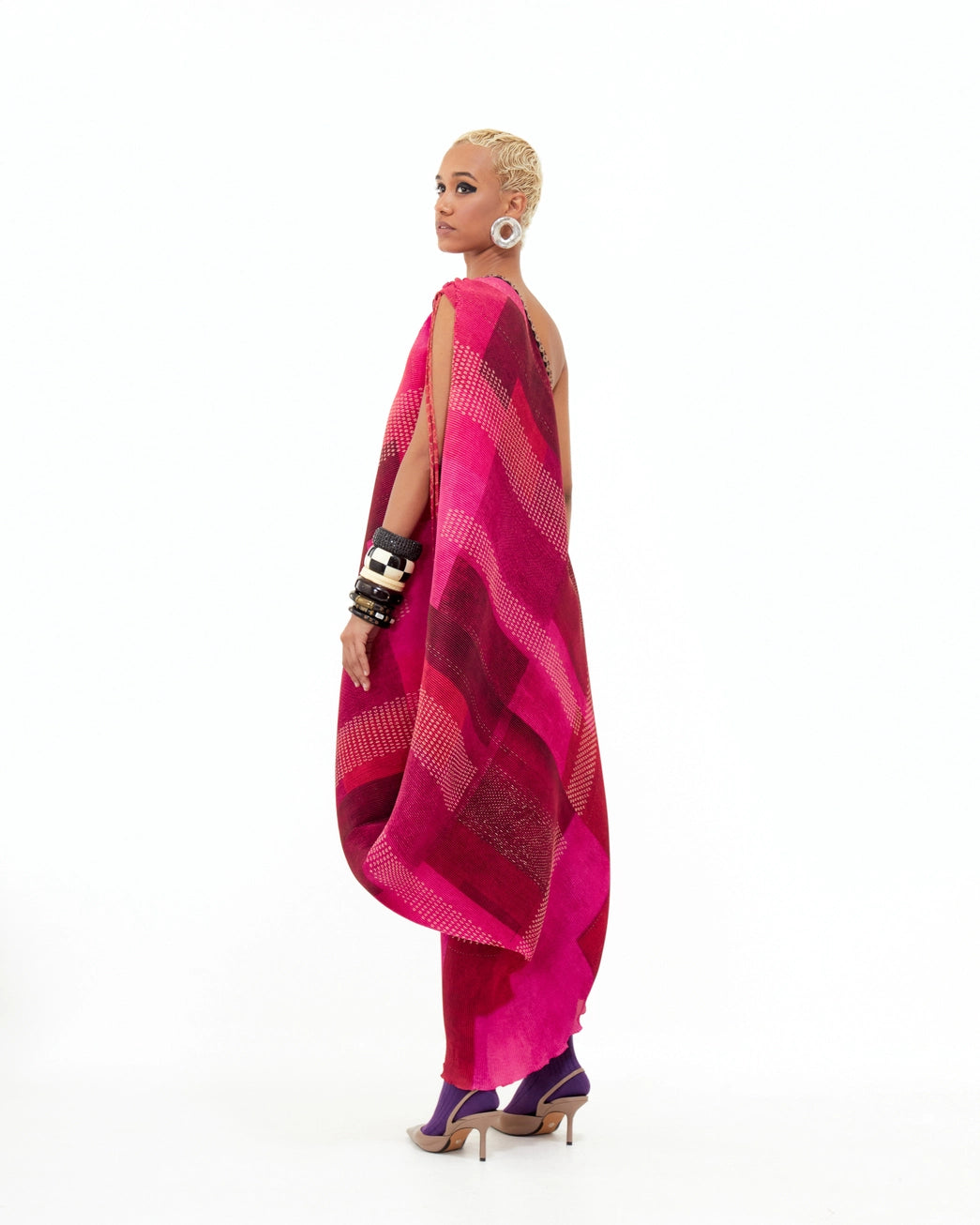 RASA ONE SHOULDER DRESS