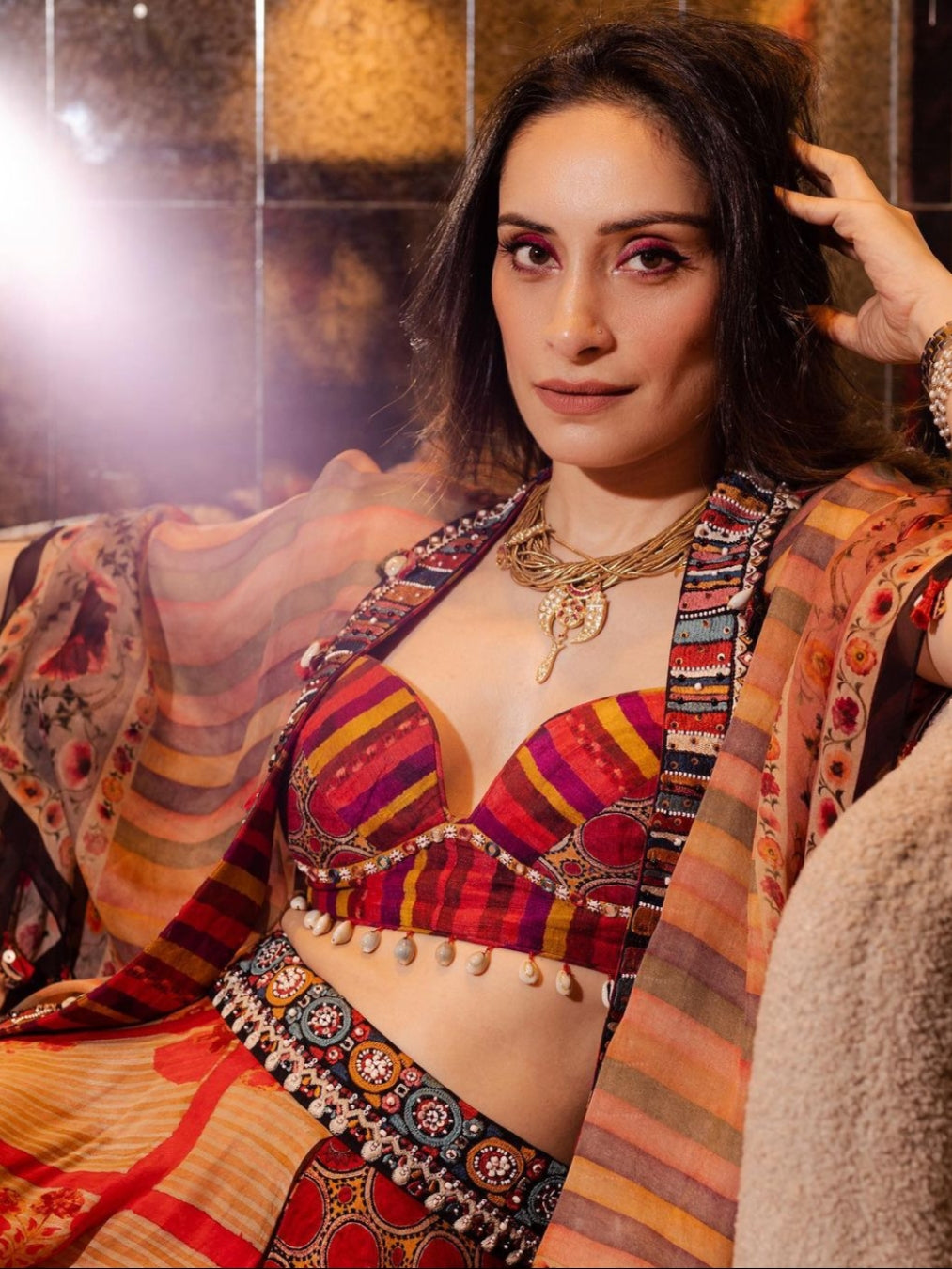 VENI DUPATTA JACKET SET
