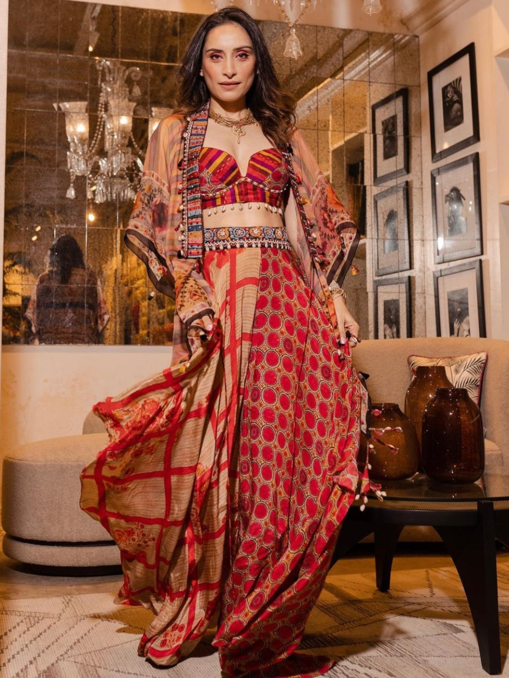 VENI DUPATTA JACKET SET