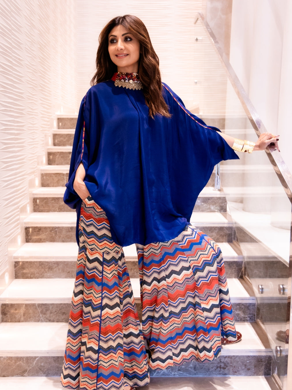 RITU KAFTAN TOP SET