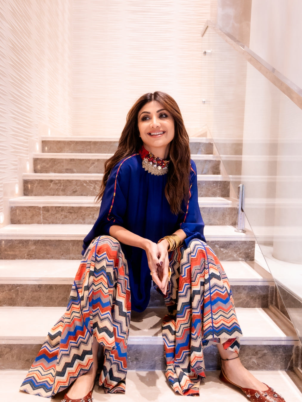 RITU KAFTAN TOP SET