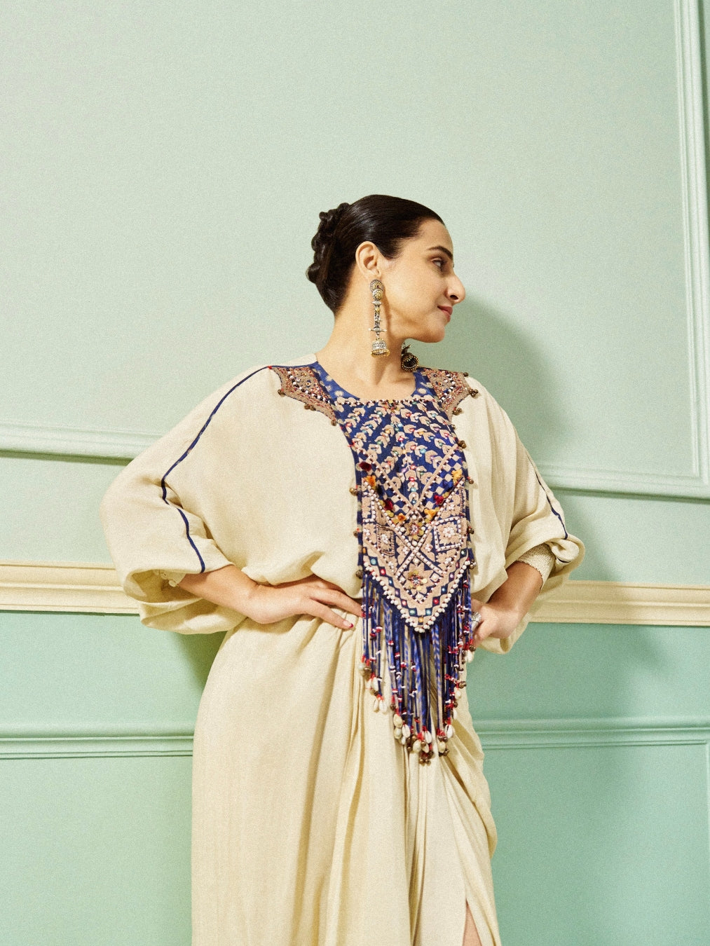 KURU TRAPEZE KURTA SET
