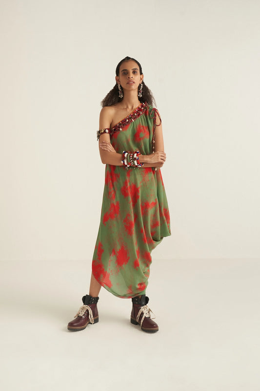 RASA ONE SHOULDER DRESS