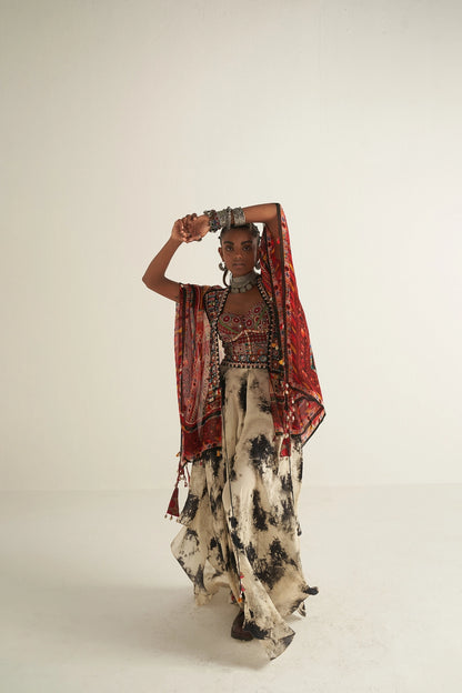 VENI DUPATTA JACKET SET