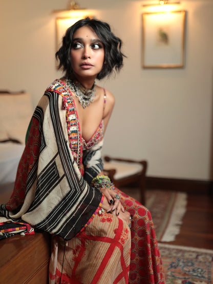 VENI DUPATTA JACKET SET