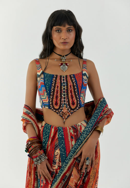 ADAH CORSET BLOUSE