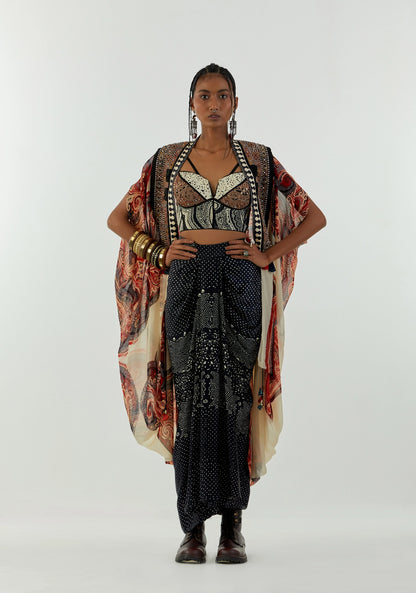 RITU KAFTAN DUPATTA JACKET SET