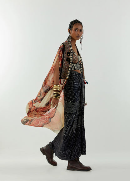 RITU KAFTAN DUPATTA JACKET SET