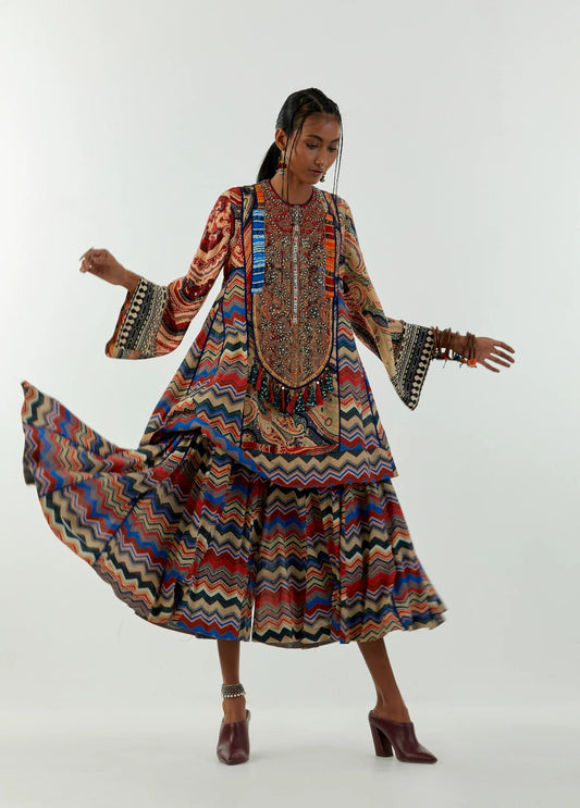 AFGHAN KURTI SET