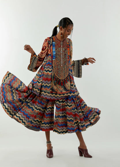AFGHAN KURTI SET