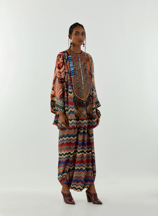 AFGHAN KURTI SET