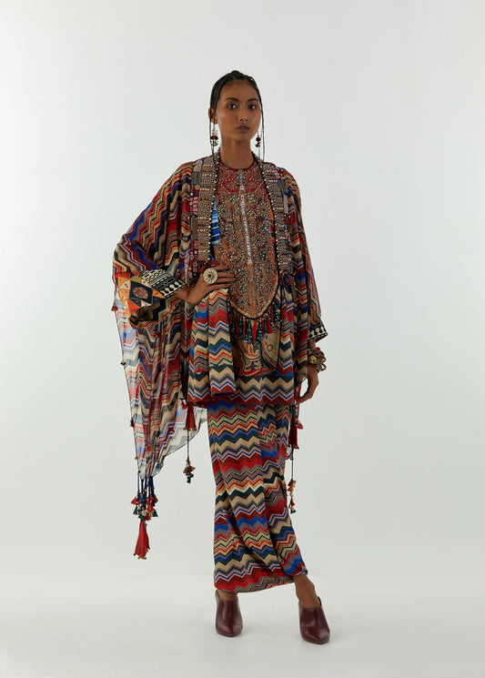 VENI DUPATTA JACKET SET