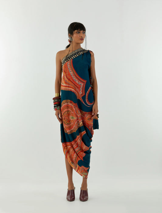 RASA ONE SHOULDER DRESS