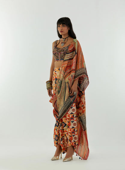 SADHVI DRAPE SAREE