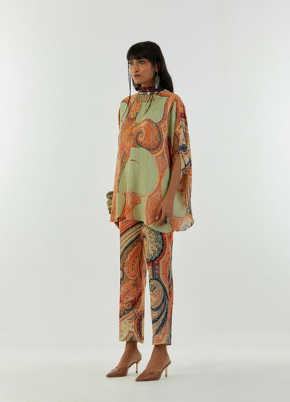 RITU KAFTAN TOP SET