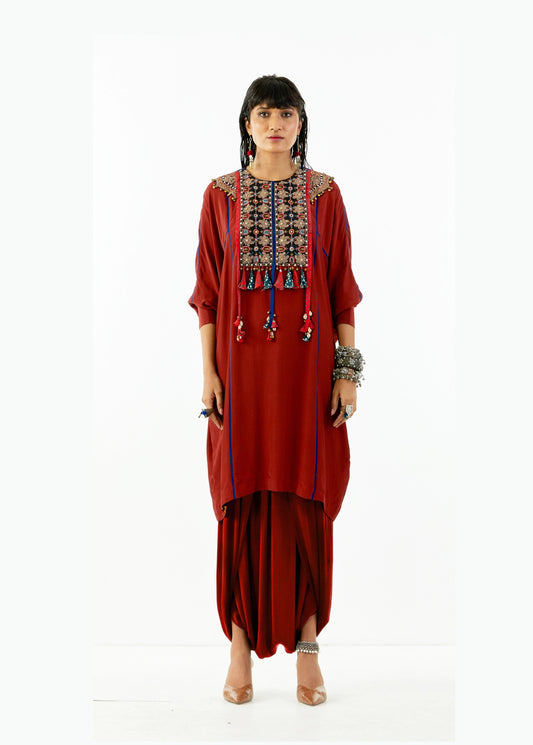 KURU TRAPEEZE TUNIC SET
