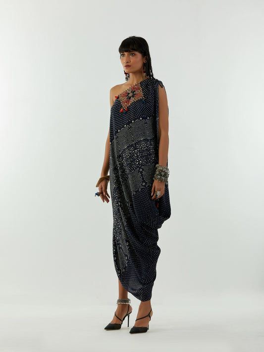 RASA ONE SHOULDER DRESS