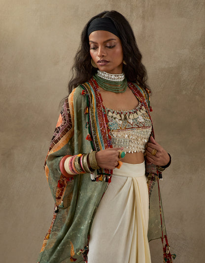 VENI DUPATTA JACKET