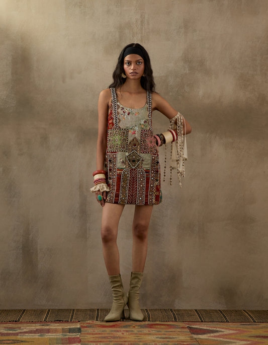 MEHRU EMBO DRESS